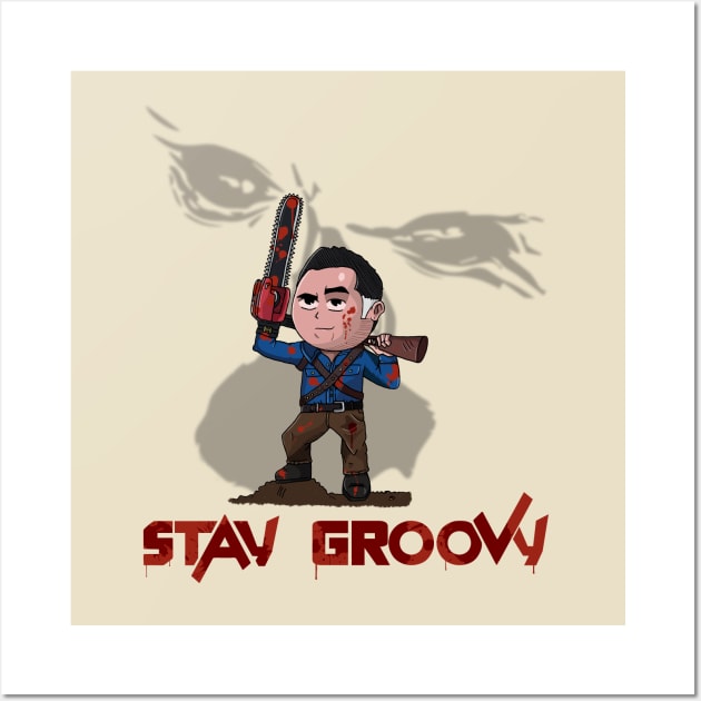 Stay Groovy Wall Art by Creative Wiz